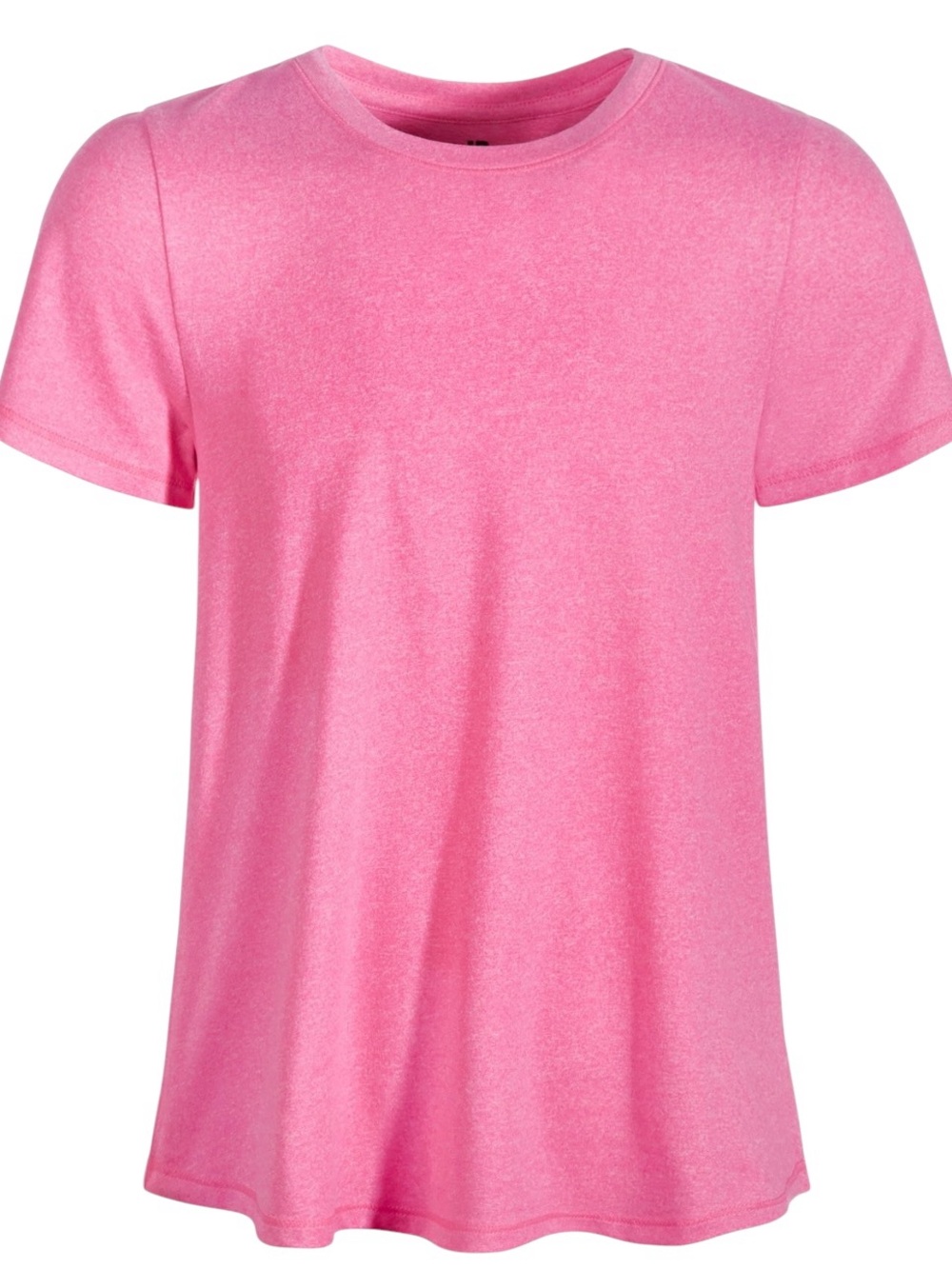 New Ideology Girl's Pink Scoop-Neck Short Sleeve T-Shirt XL